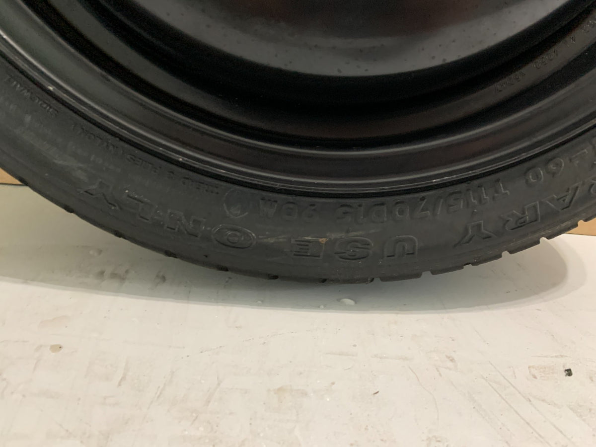 2010-2013 Mazda 3 Mazda3 15" Spare Tire Compact Donut T115/70D15 OEM Emergency