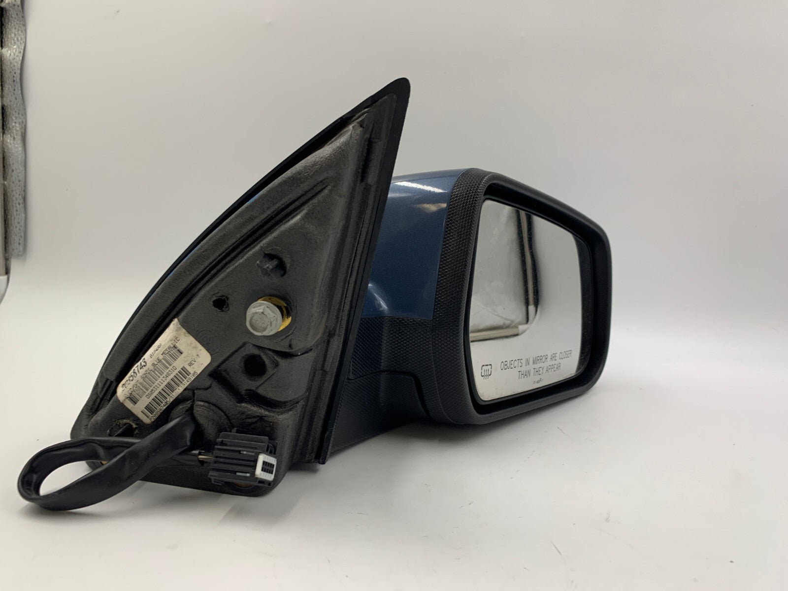2010-2011 Chevrolet Equinox Passenger Side Power Door Mirror Blue OEM