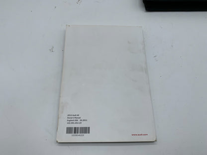2012 Audi A6 Owners Manual Set with Case OEM A02B50049