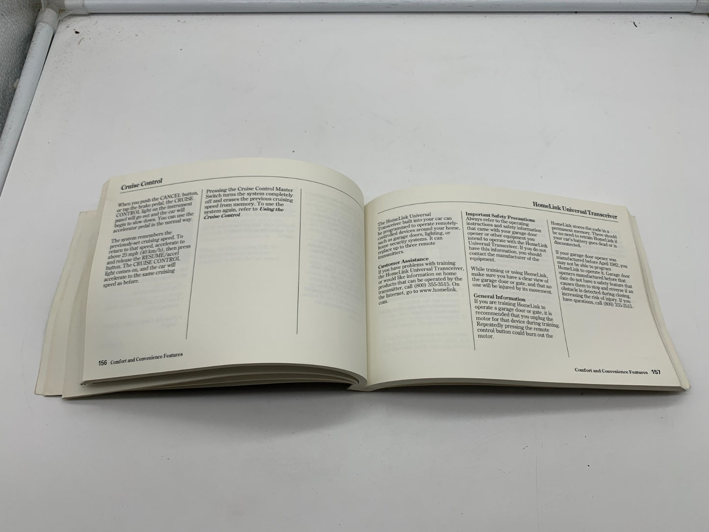 2002 Acura TL Owners Manual OEM C01B35004