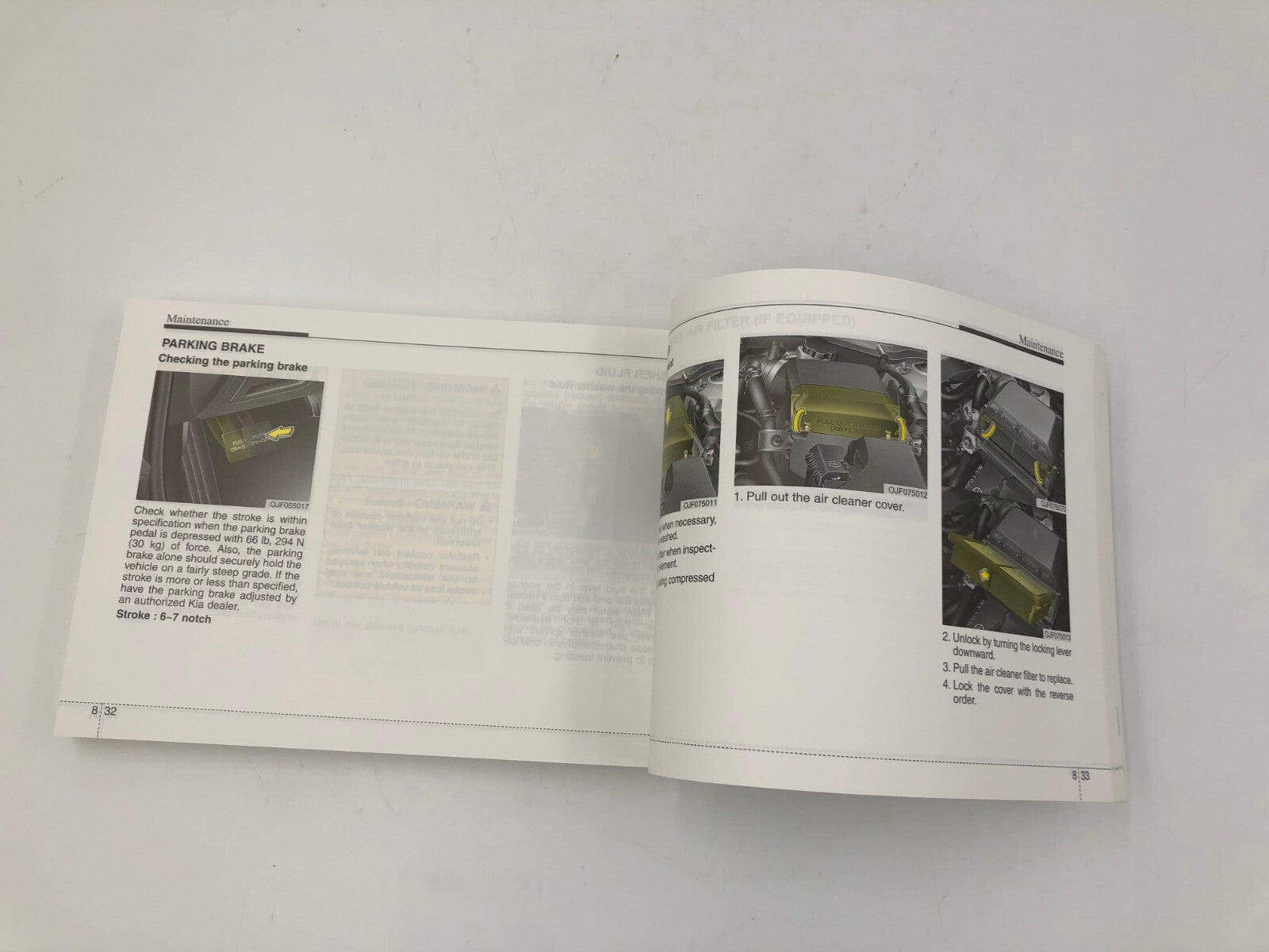 2016 Kia Optima Owners Manual OEM E01B65009