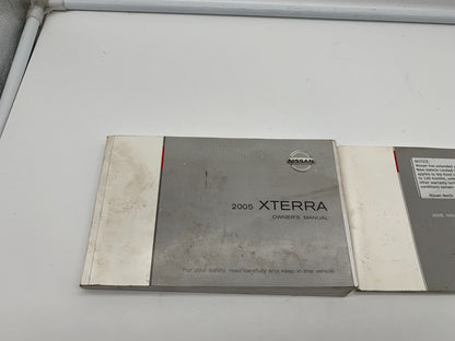 2005 Nissan Xterra Owners Manual Set OEM A01B44011
