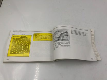 2002 Kia Sorento Owners Manual OEM E02B27018