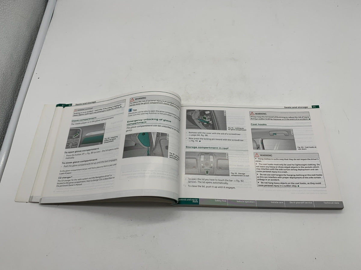 2013 Audi A6 Owners Manual OEM A02B07022