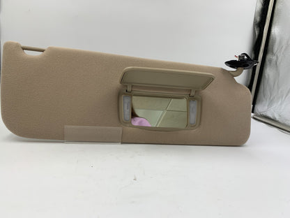 2011-2014 Toyota Sienna Passenger Sun Visor Tan Illuminated OEM C03B70006