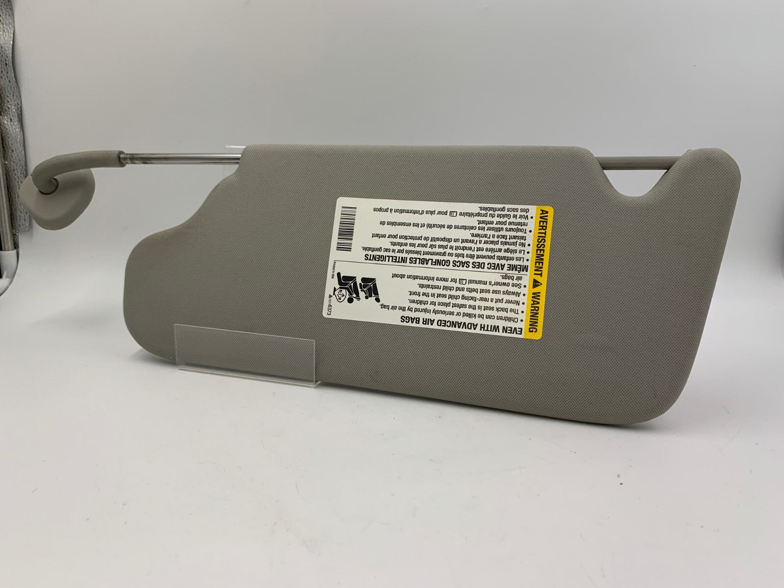 2006-2016 Chevrolet Impala Passenger Sun Visor Gray OEM E01B01064