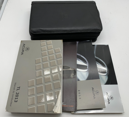 2013 Acura TL Owners Manual Set with Case OEM C04B38005