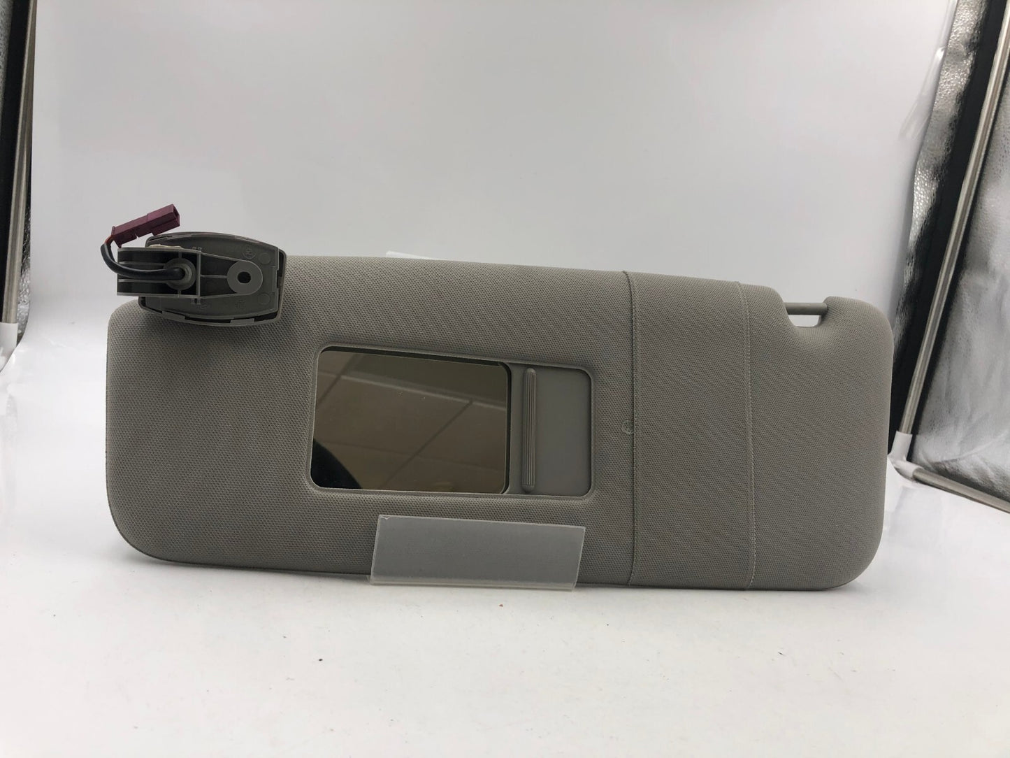 2008-2010 BMW 528i Driver Sun Visor Illuminated Gray OEM B01B16037