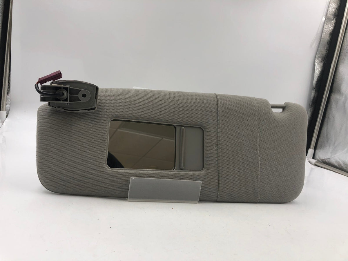 2008-2010 BMW 528i Driver Sun Visor Illuminated Gray OEM B01B16037