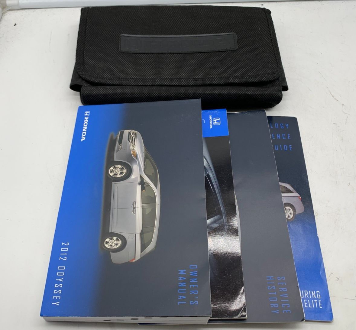 2012 Honda Odyssey Owners Manual Set with Case OEM B01B24016