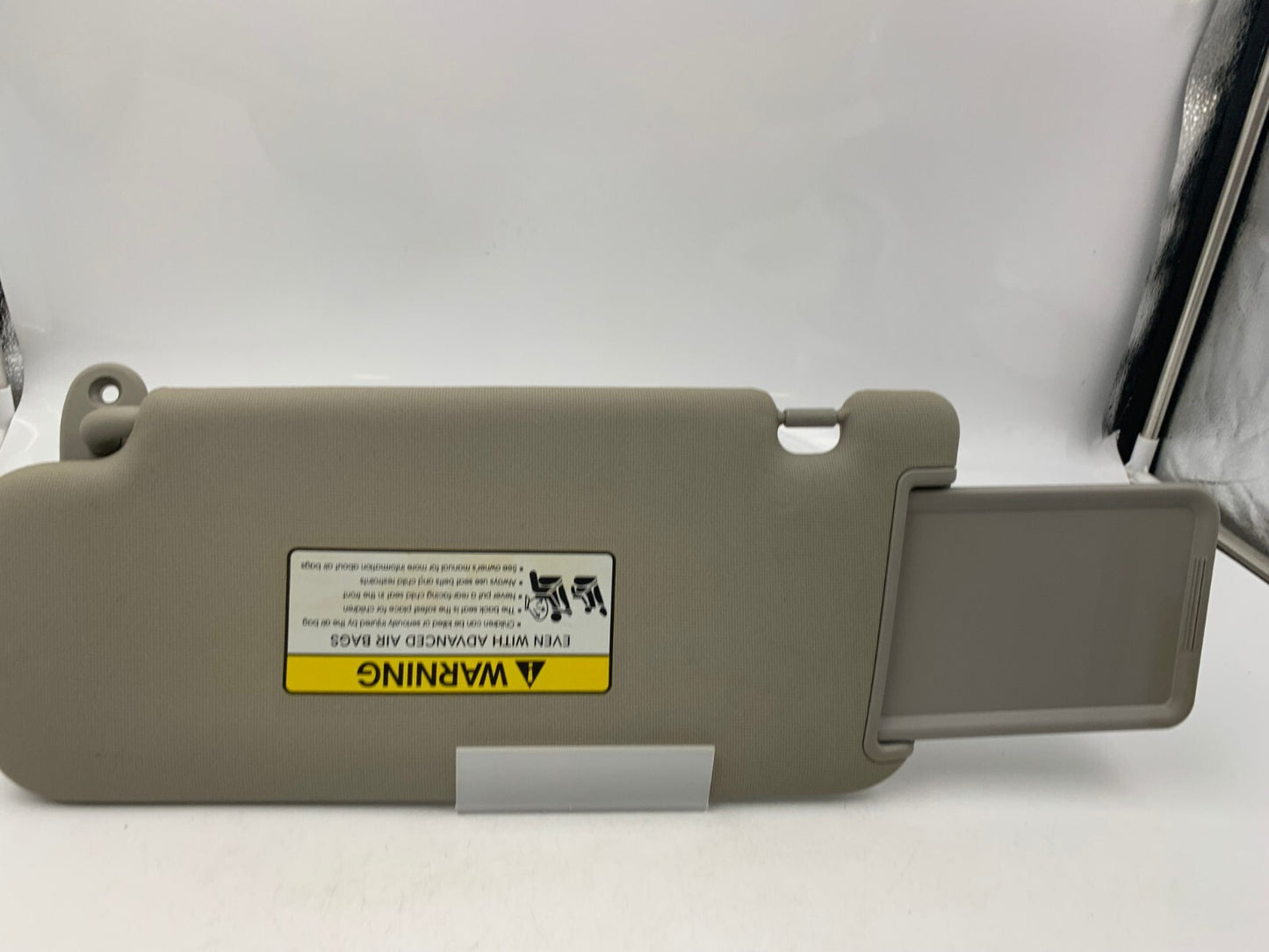 2010-2013 Kia Forte Passenger Sun Visor Gray OEM B02B43035