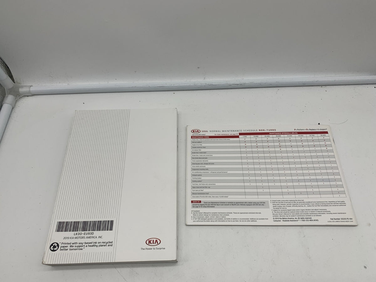 2020 Kia Soul Owners Manual Set OEM R01B23014