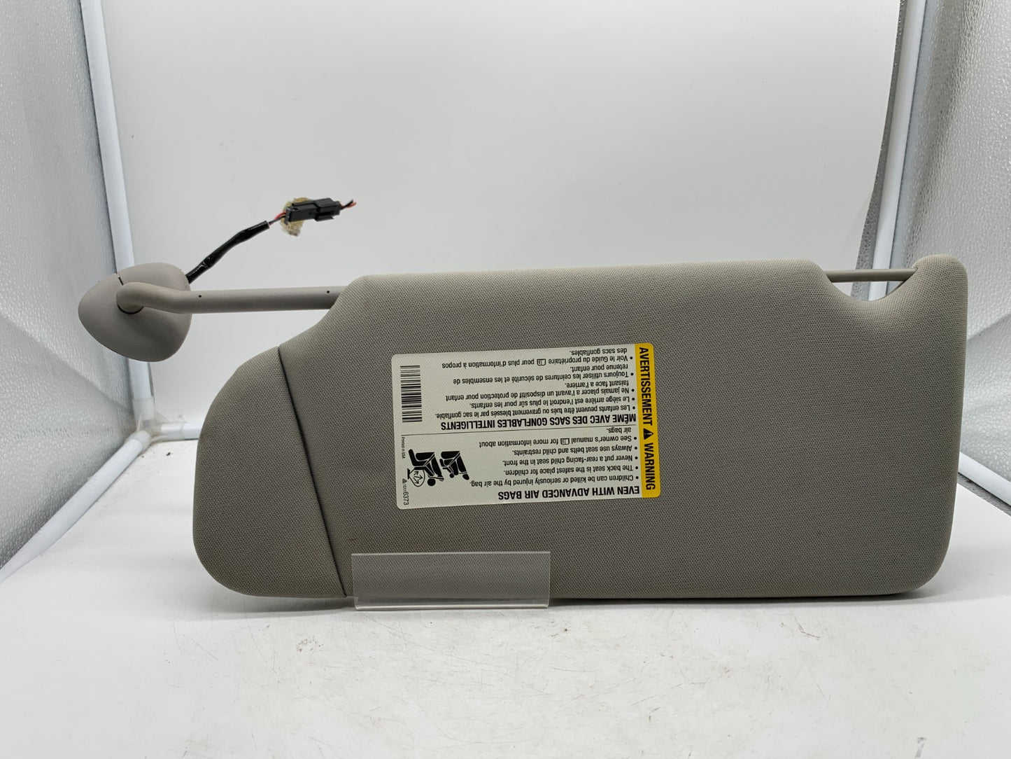2005-2009 Buick LaCrosse Allure Passenger Sun Visor Gray Illuminated A03B37006