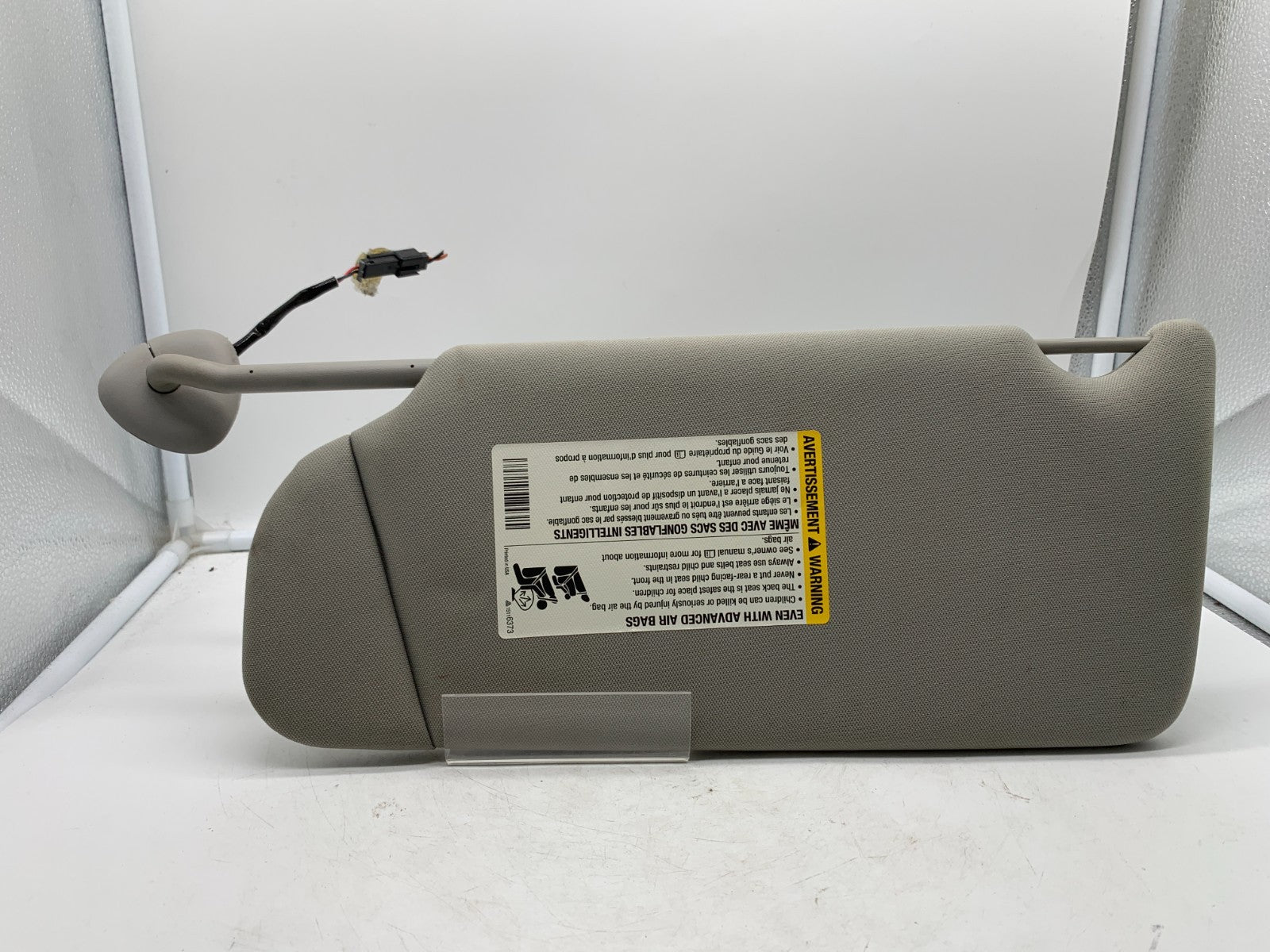 2005-2009 Buick LaCrosse Allure Passenger Sun Visor Gray Illuminated A03B37006