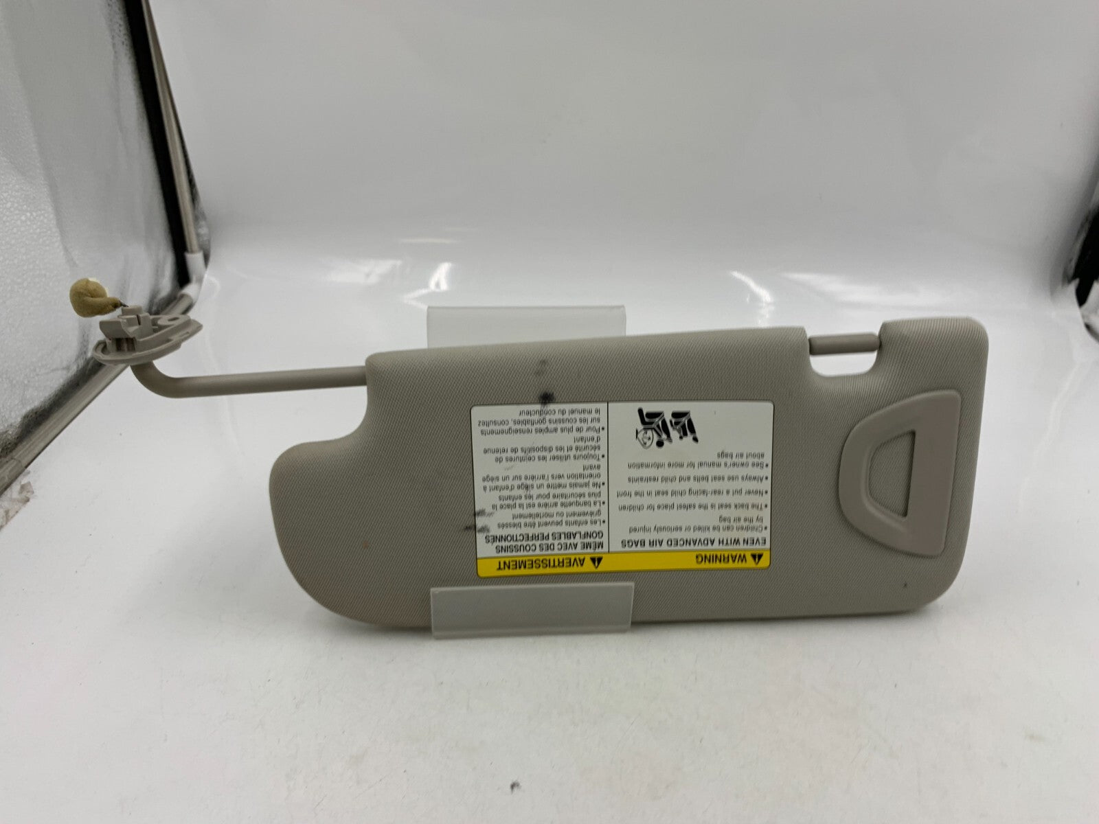 2014-2022 Infiniti Q50 Passenger Sun Visor Gray Illuminated OEM A01B28040