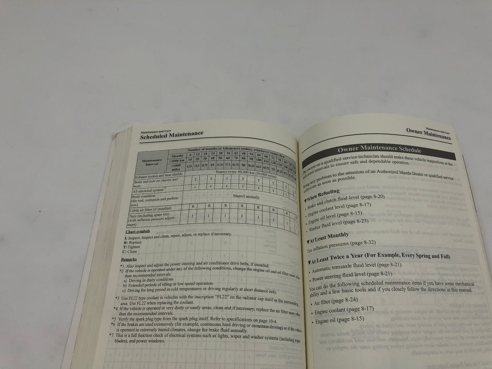 2005 Mazda 3 Owners Manual Set with Case OEM A03B68010