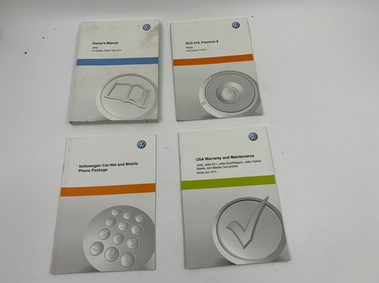 2014 Volkswagen Jetta Owners Manual Set OEM C04B68011