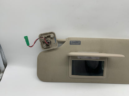 2010-2011 Ford Taurus Driver Side Sun Visor Sunvisor Gray Illuminated A02B54012