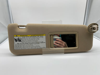2007-2009 Lexus ES350 Passenger Sun Visor Beige Illuminated OEM A04B31009