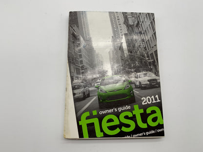 2011 Ford Fiesta Owners Manual Set with Case OEM C03B21053