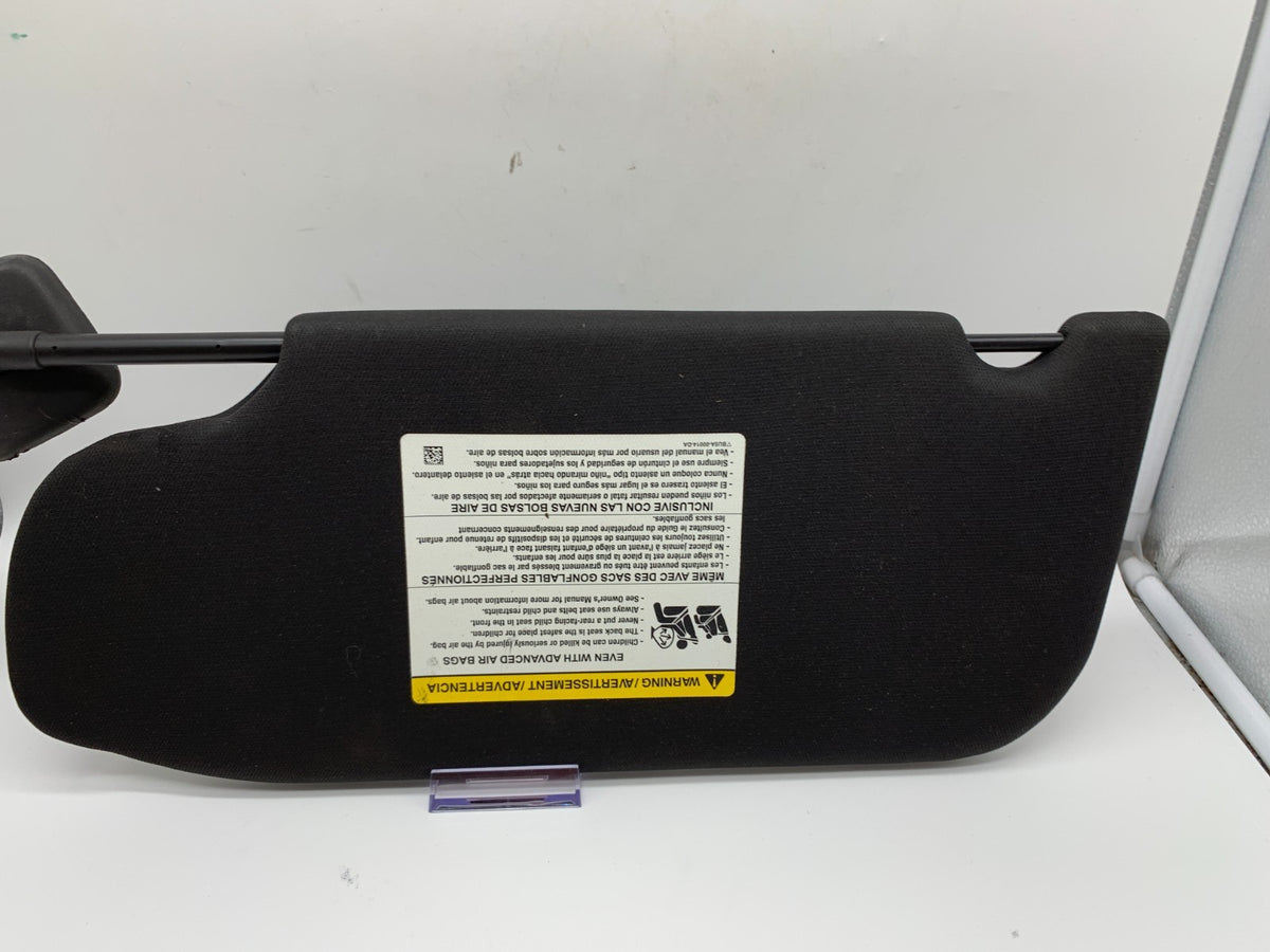 2013-2019 Ford Taurus Passenger Sun Visor Black Illuminated OEM A02B09008