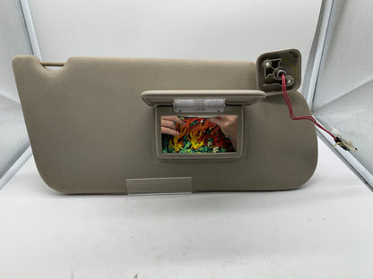 2009-2012 Ford Flex Passenger Sun Visor Gray Illuminated OEM A01B22054