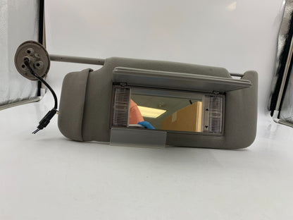 2005-2007 Cadillac STS Driver Sun Visor Gray Illuminated OEM B01B12056