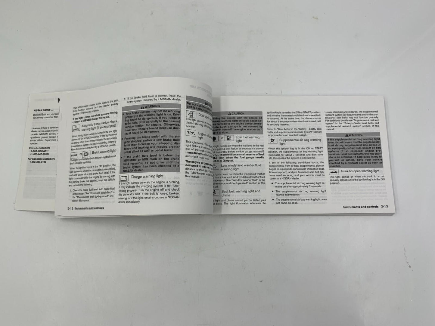 2005 Nissan Altima Owners Manual OEM C04B32029