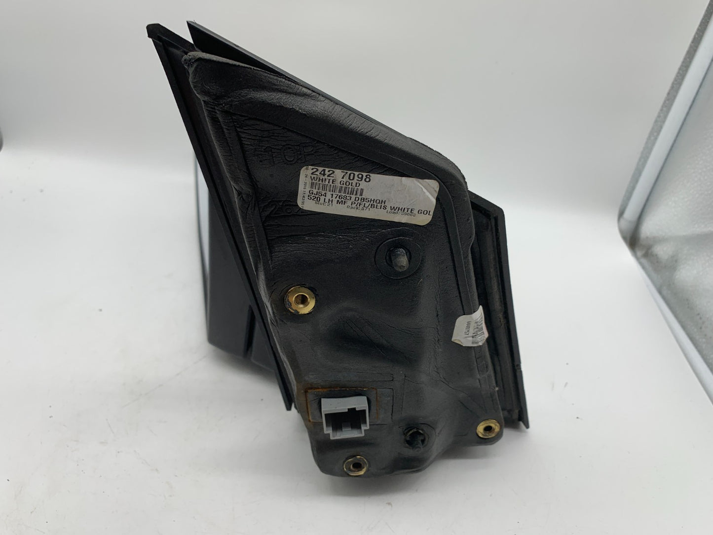 2017-2019 Ford Escape Driver Side View Power Door Mirror White Gold B02B27008