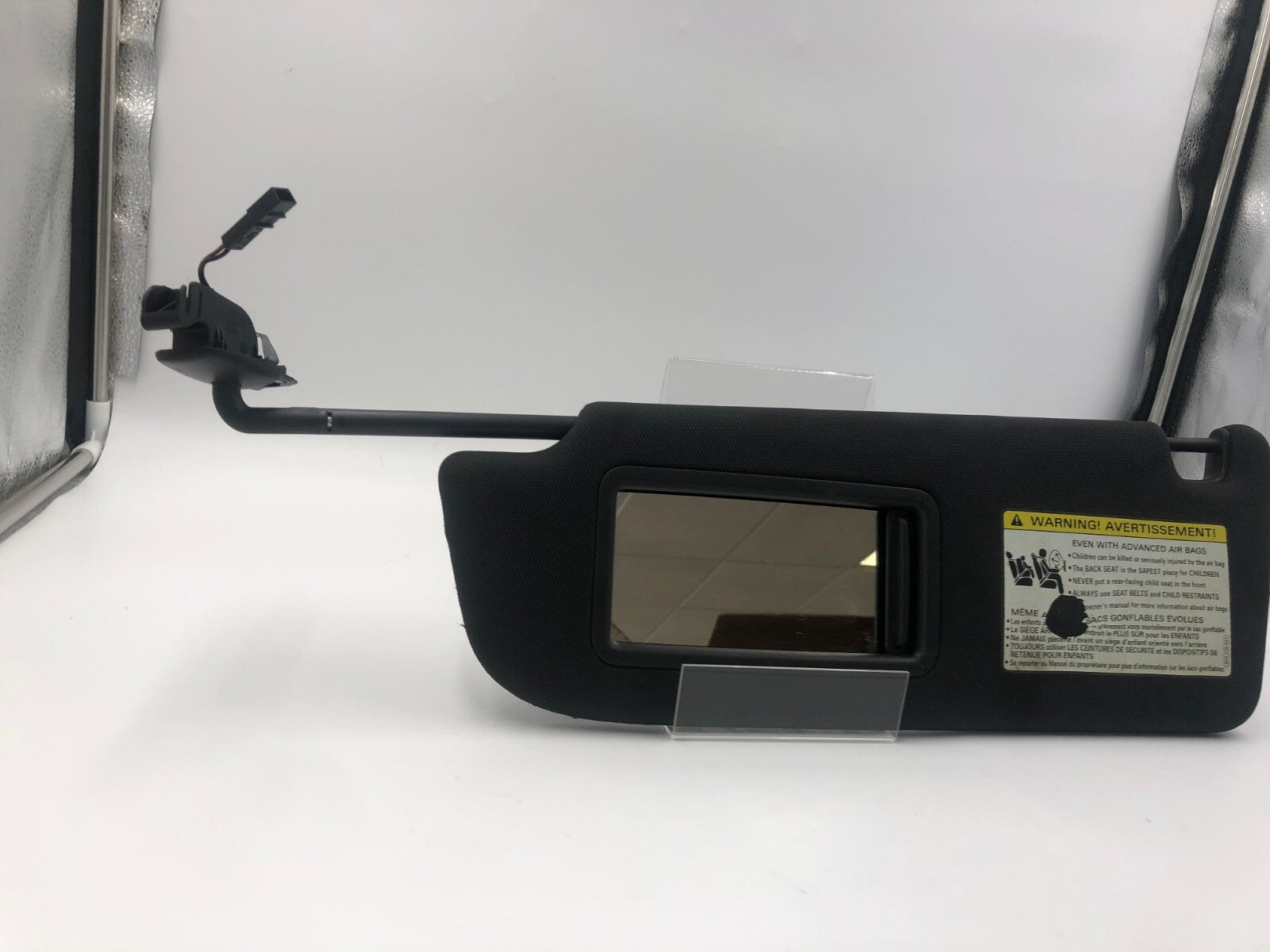 2012-2015 Audi A6 Driver Sun Visor Sunvisor Illuminated Black OEM C03B55008