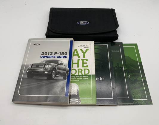 2012 Ford F-150 F150 Owners Manual Set with Case OEM C02B04036