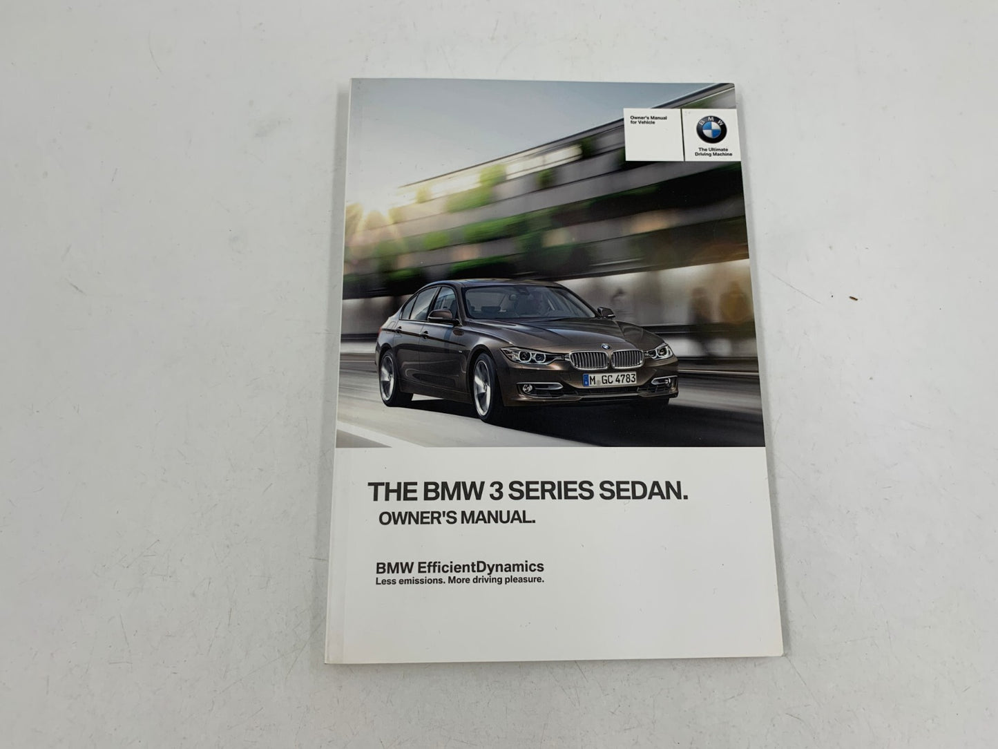 2014 BMW 3 Series Sedan Owners Manual Set with Case OEM A03B38055