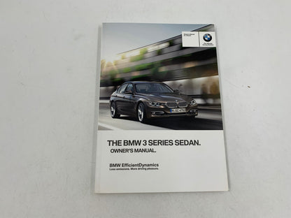 2014 BMW 3 Series Sedan Owners Manual Set with Case OEM A03B38055