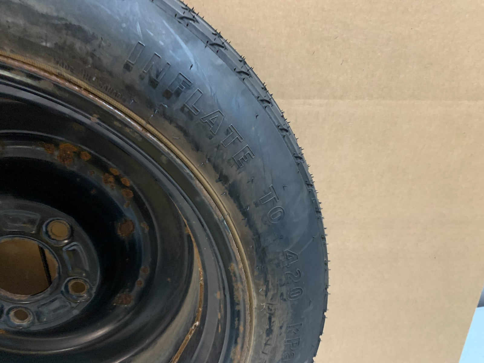 2012-2016 Chrysler Town & Country 17" Spare Tire Compact Donut T145/80D17