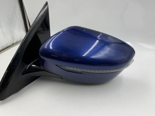 2017 Nissan Pathfinder Driver Side Power Door Mirror Blue OEM A01B01034