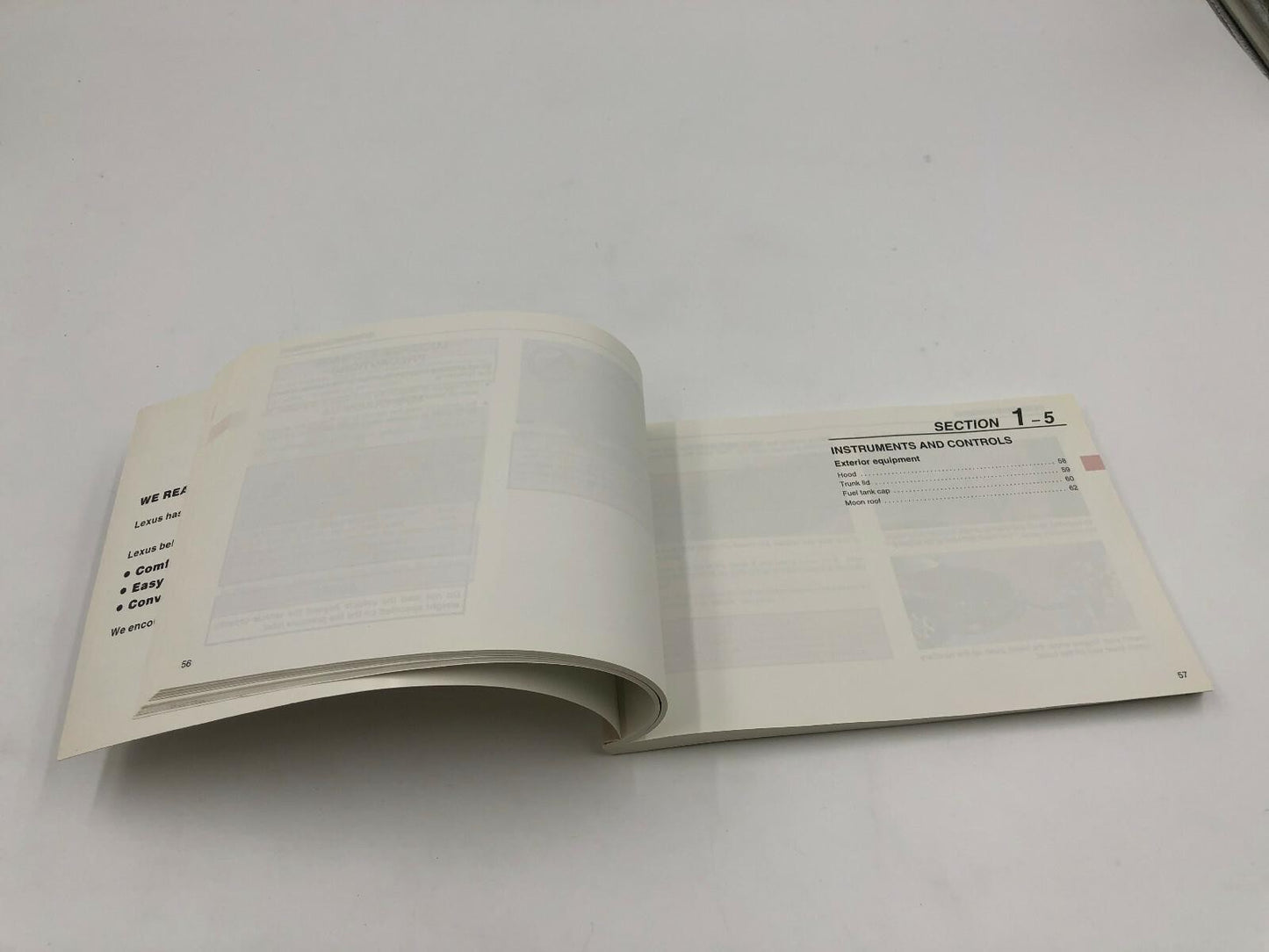 1999 Lexus ES300 ES 300 Owners Manual OEM D02B57005