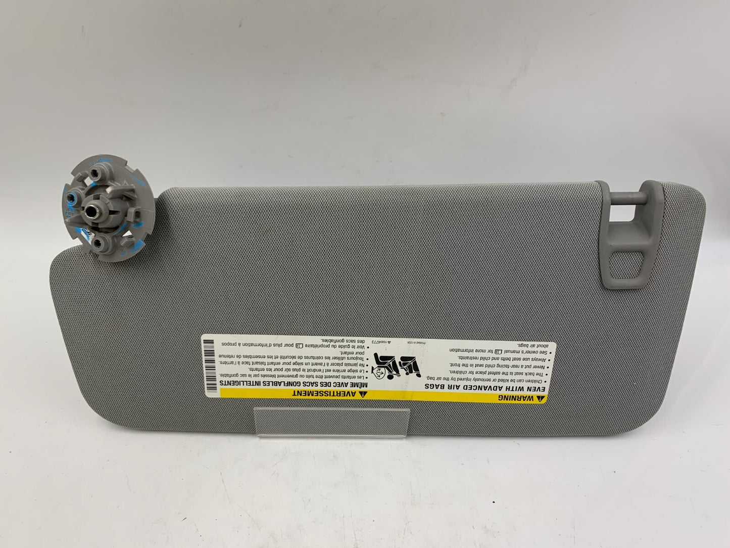 2017-2021 Chevrolet Trax Passenger Sun Visor Gray OEM A01B10028