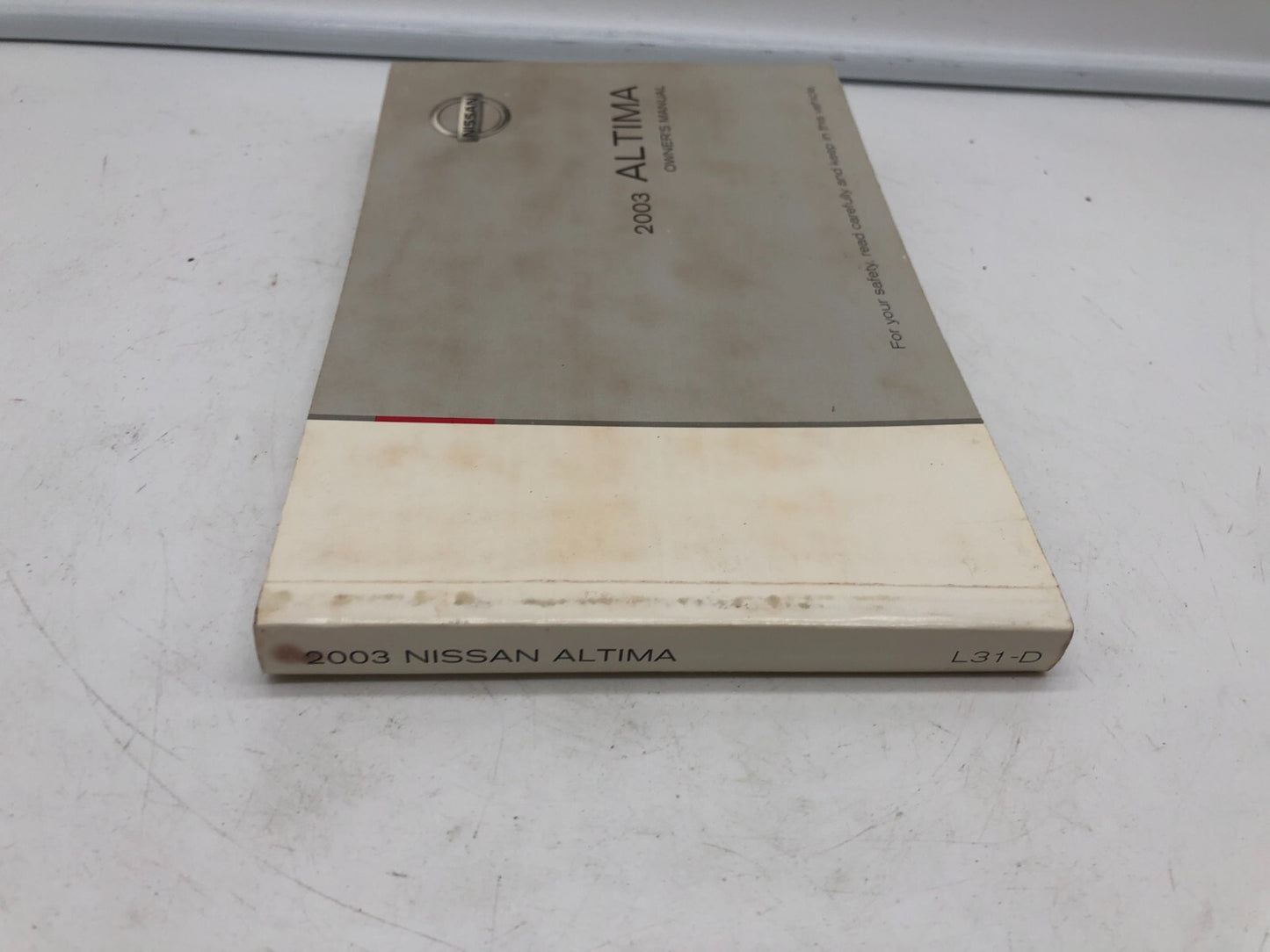 2003 Nissan Altima Owners Manual OEM B02B48006