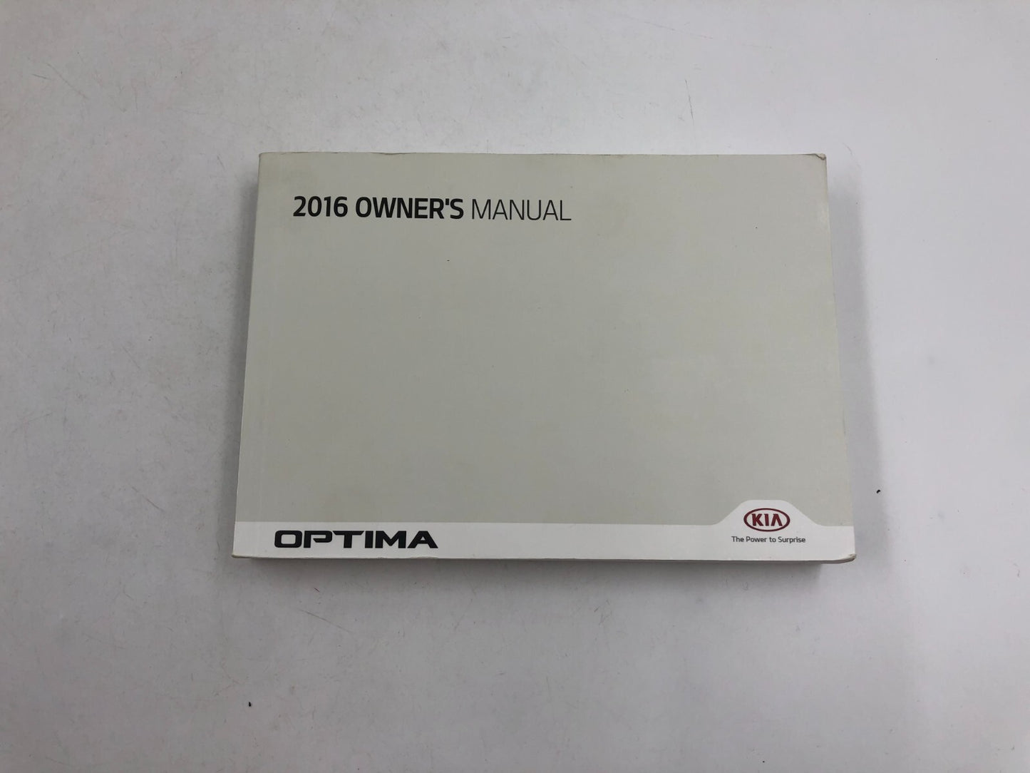 2016 Kia Optima Owners Manual Set with Case OEM D03B27020
