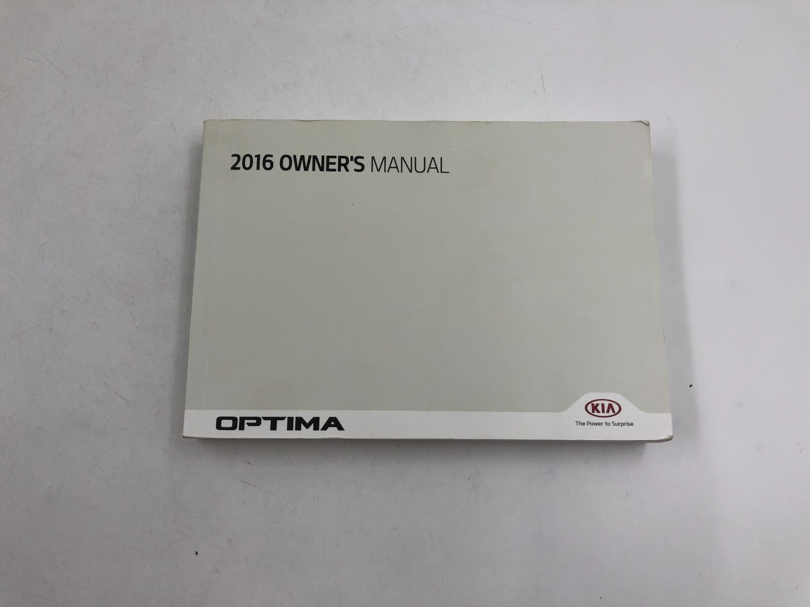 2016 Kia Optima Owners Manual Set with Case OEM D03B27020