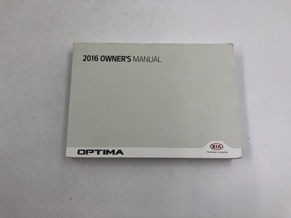 2016 Kia Optima Owners Manual Set with Case OEM D03B27020