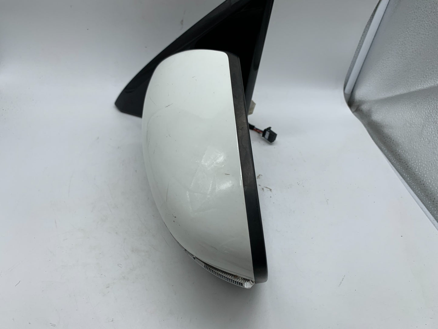 2017 Nissan Pathfinder Driver Side Power Door Mirror White OEM C02B06008