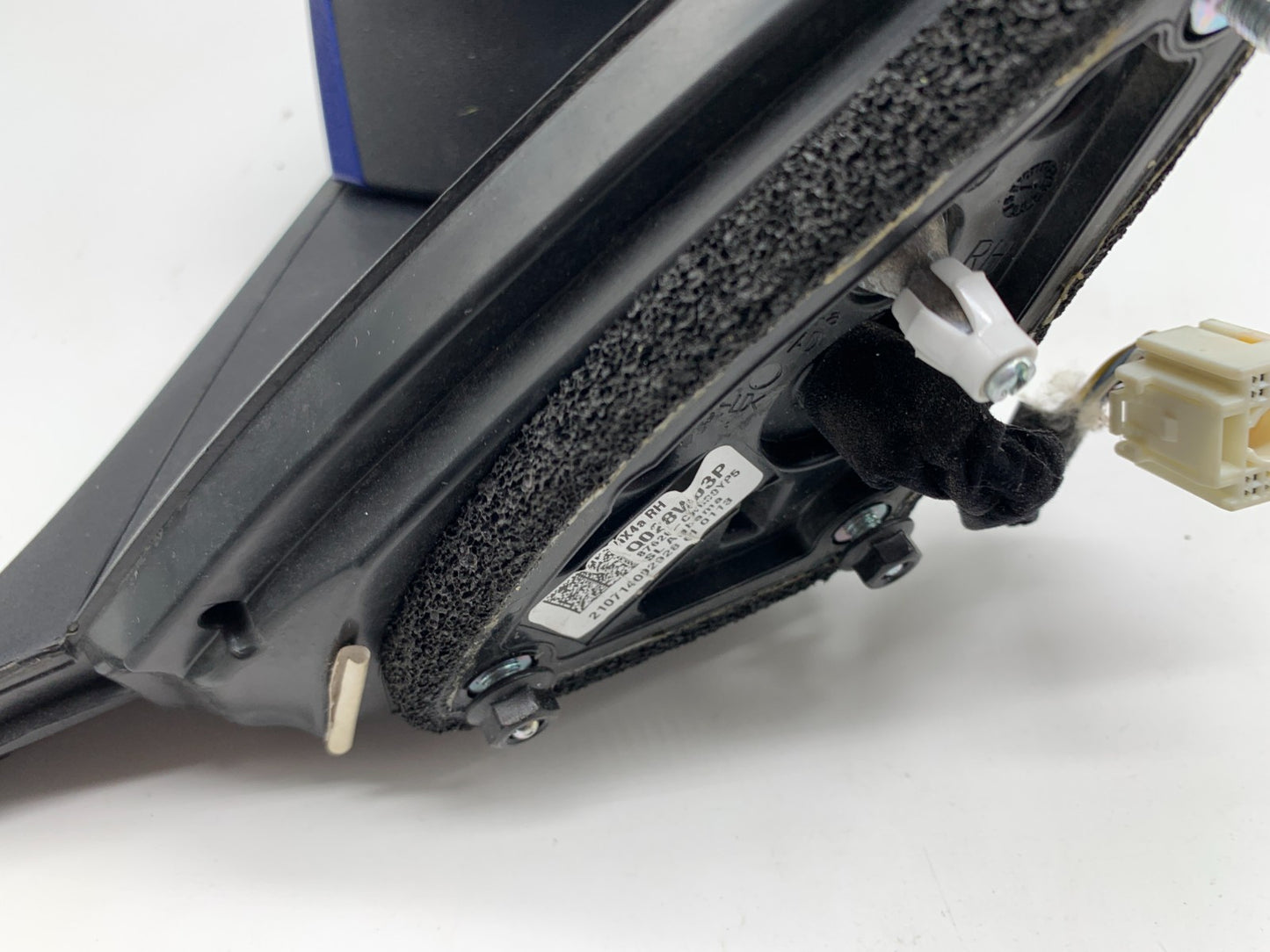 2022-2024 Hyundai Tucson Passenger Side View Power Door Mirror Blue BSA C01B2601