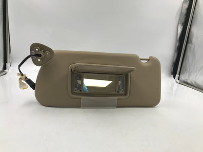 2004-2009 Cadillac SRX Driver Sun Visor Tan Illuminated OEM C04B42009