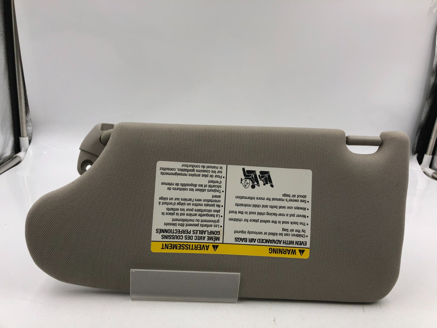 2013-2018 Nissan Altima Passenger Sun Visor Gray Illumination OEM D03B21050