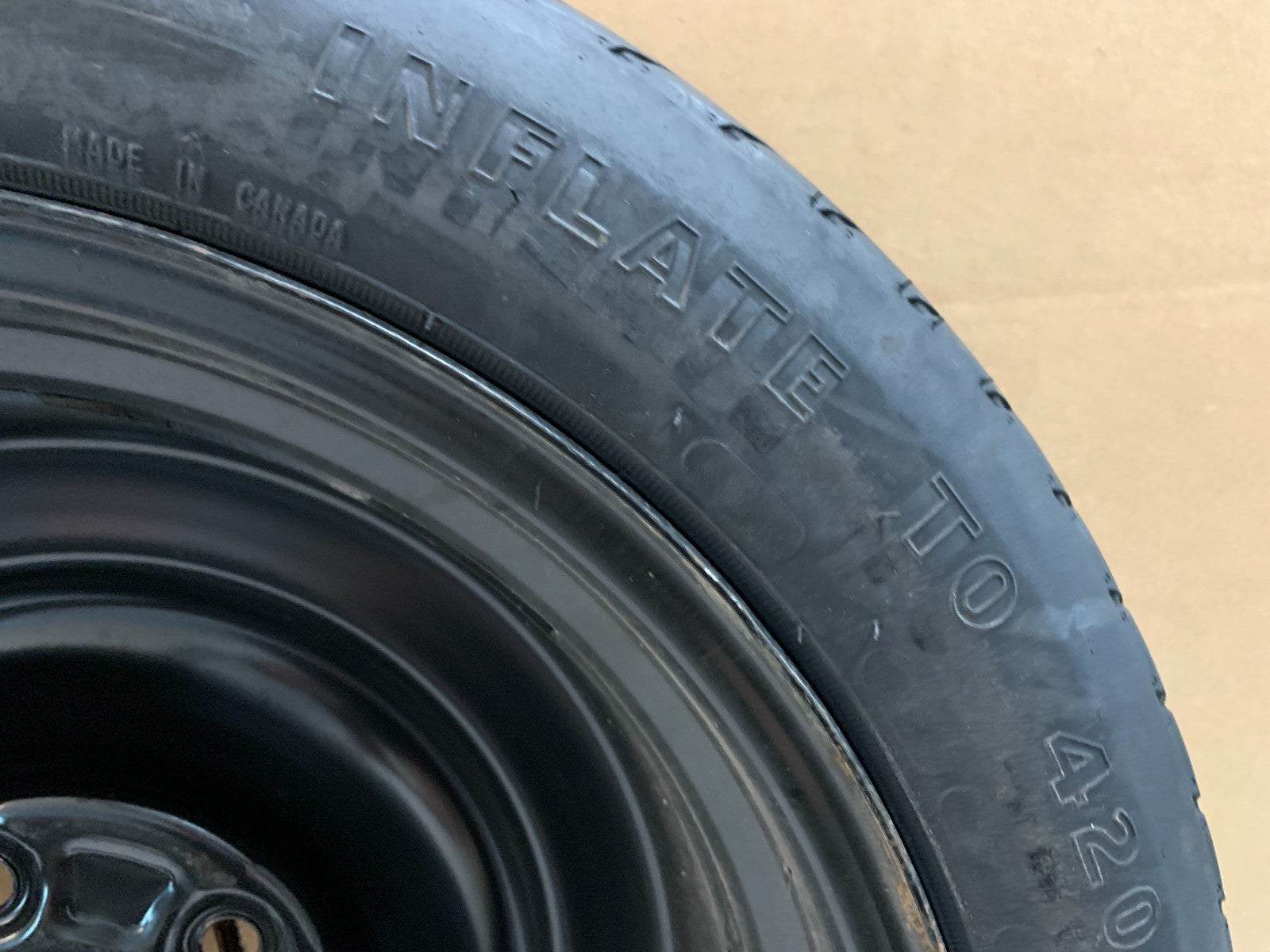 2005-2010 Honda Odyssey 17" Spare Tire Wheel Compact Donut T135/80D17