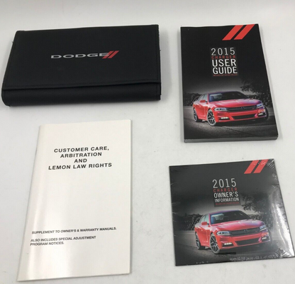 2015 Dodge Charger Owners Manual Set with Case OEM D01B68006