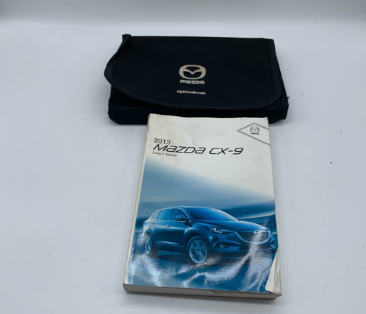 2013 Mazda CX-9 CX9 CX 9 Owners Manual Set with Case OEM A01B15004