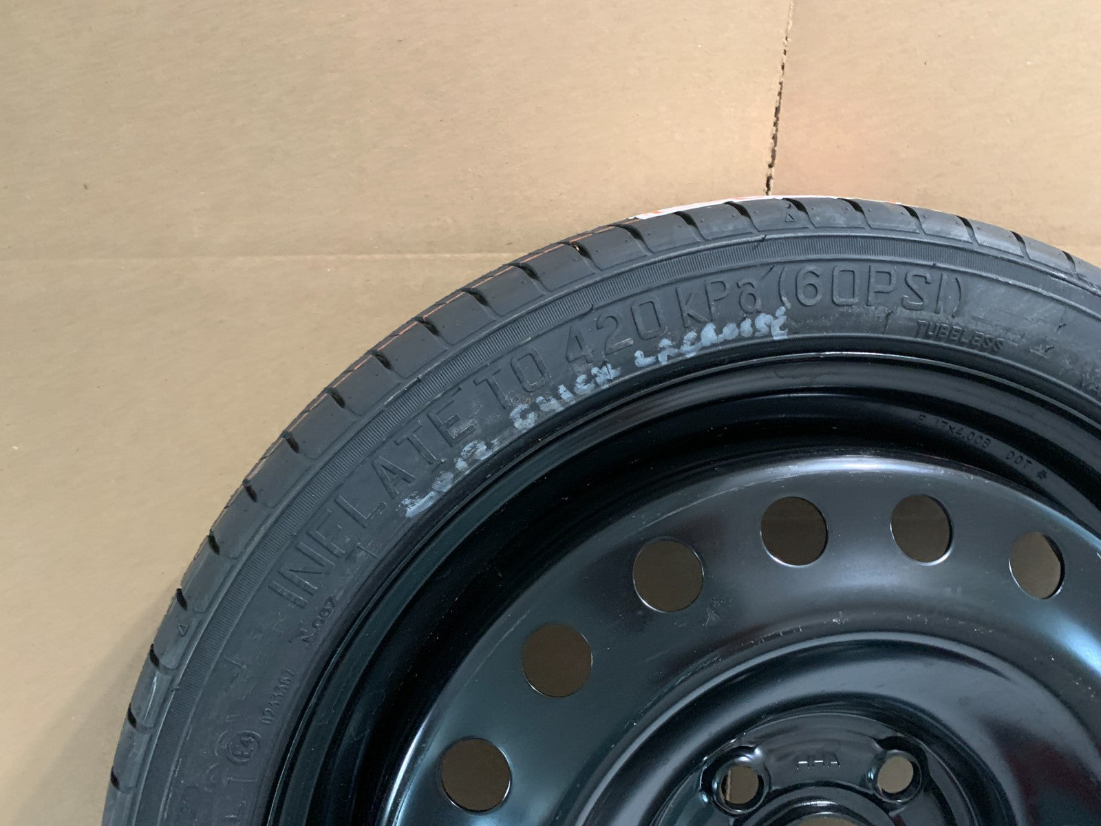 2010-2016 Buick Lacrosse Impala 17" Spare Tire Compact Donut T125/70R17 OE