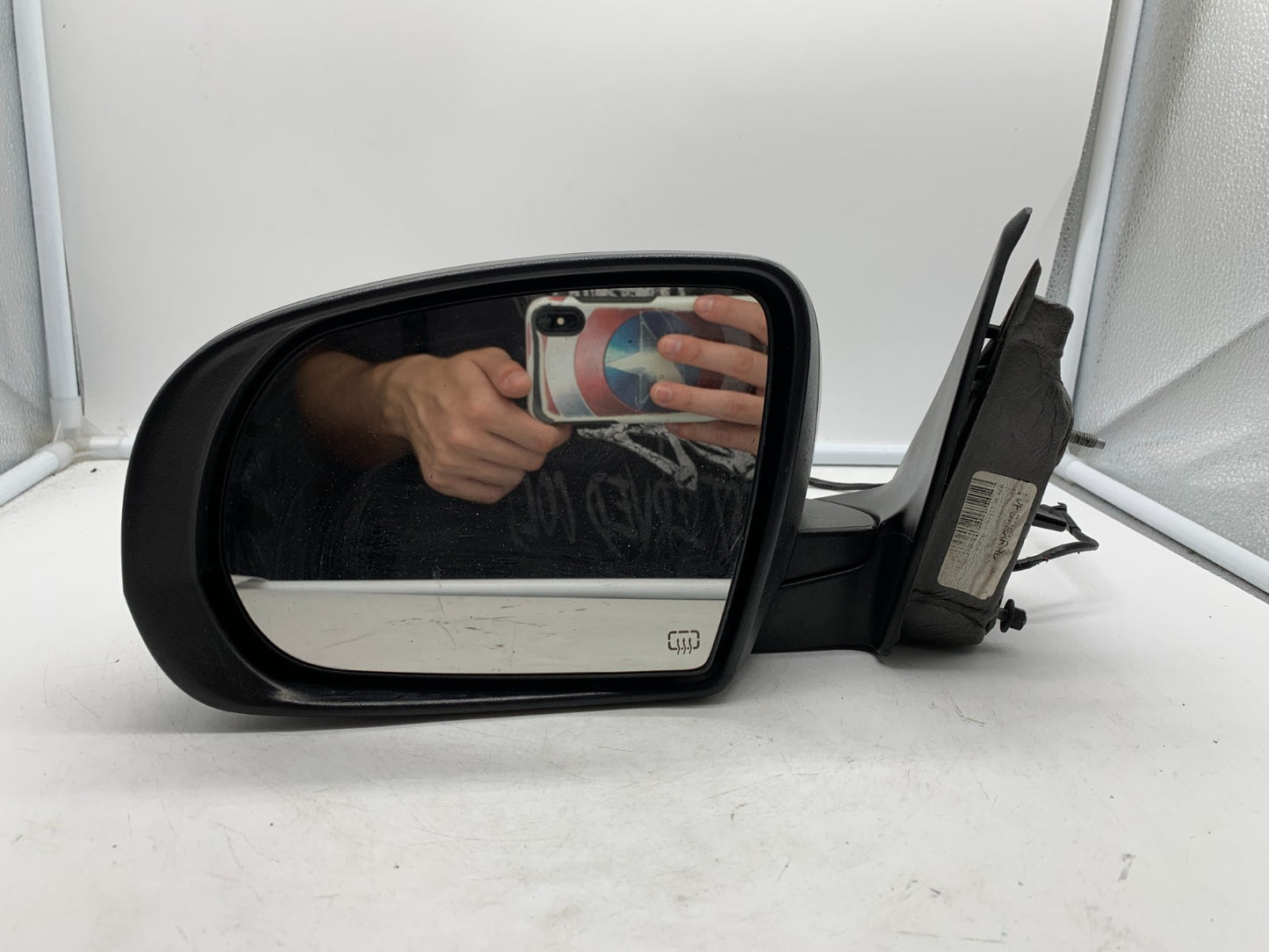 2014-2021 Jeep Cherokee Driver Side View Power Door Mirror Black OEM B01B12005